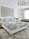 120 GSM Polyester Queen Size 1 Bedsheet with 2 Pillow Covers (Occasion)