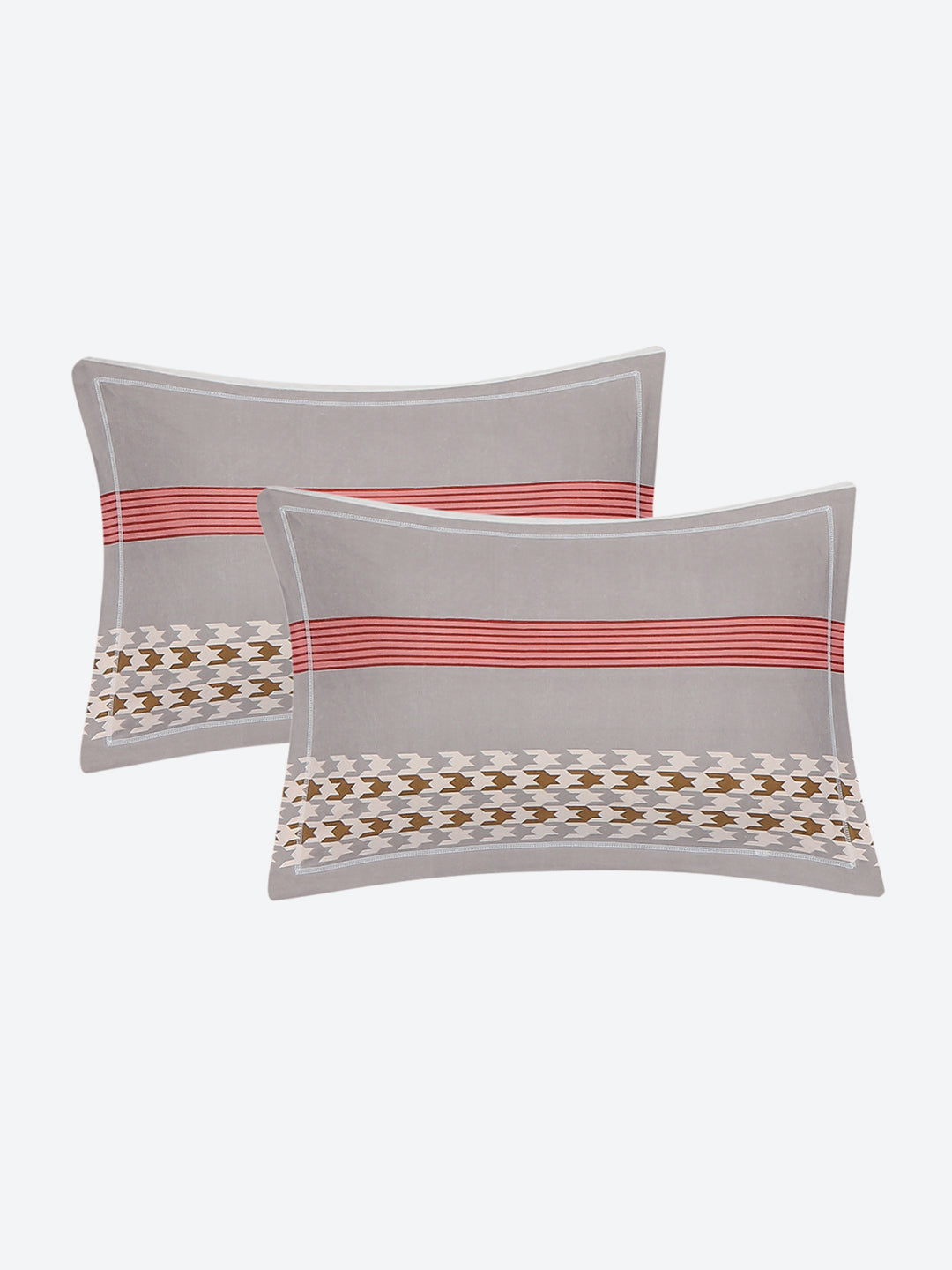 120 GSM Polyester Queen Size 1 Bedsheet with 2 Pillow Covers (Occasion)