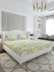 120 GSM Polyester Queen Size 1 Bedsheet with 2 Pillow Covers (Occasion)