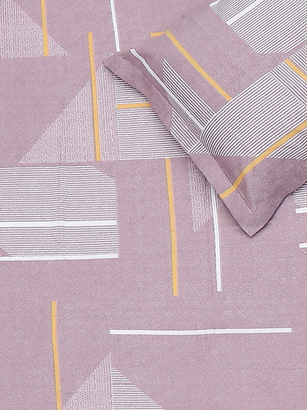 120 GSM Polyester Single Bedsheet with 1 Pillow Cover (Pixel)