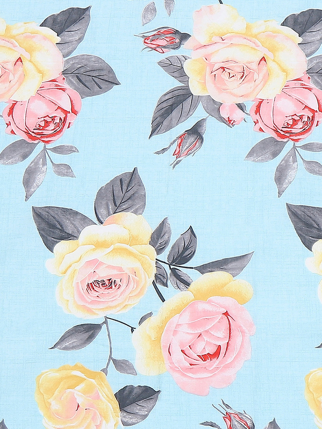 120 GSM Polyester Single Bedsheet with 1 Pillow Cover (Pixel)