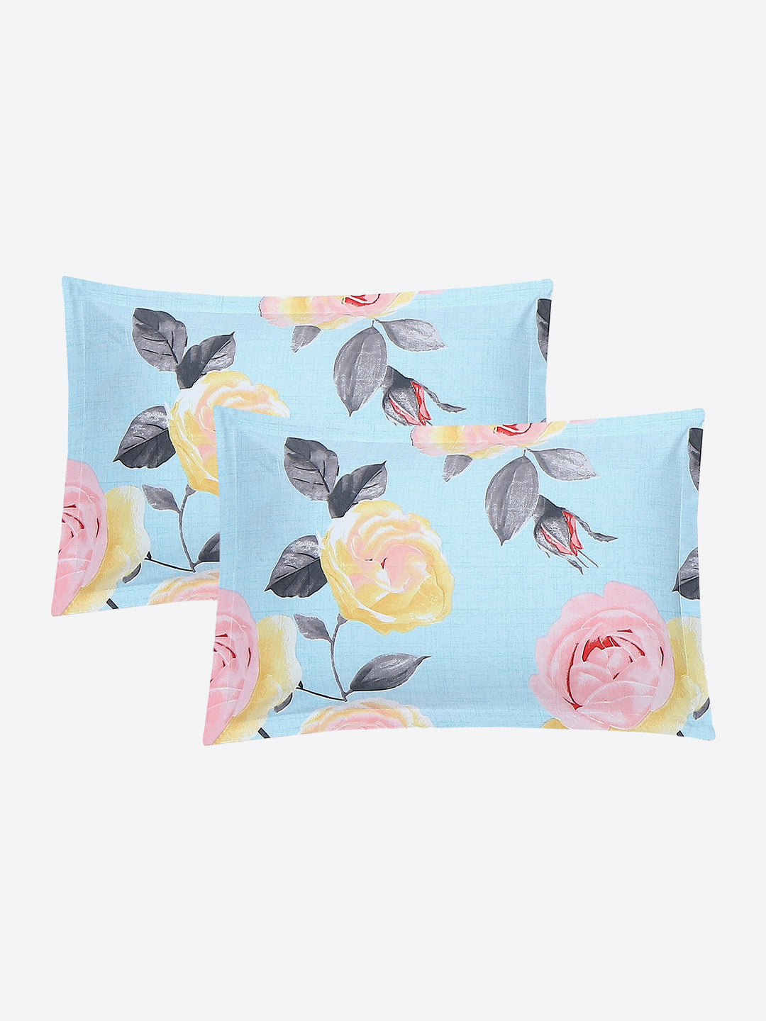 120 GSM Polyester Single Bedsheet with 1 Pillow Cover (Pixel)