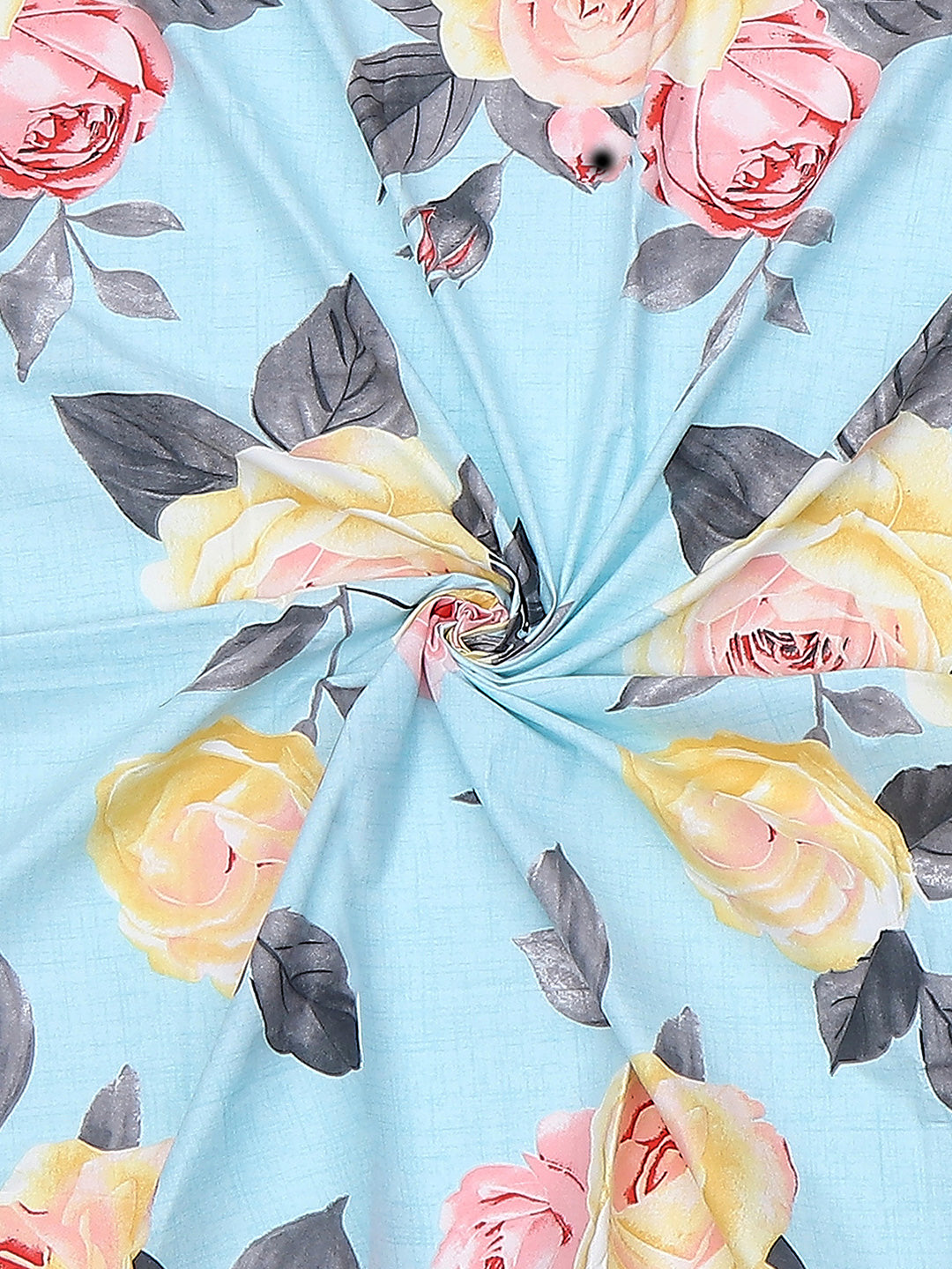 120 GSM Polyester Single Bedsheet with 1 Pillow Cover (Pixel)