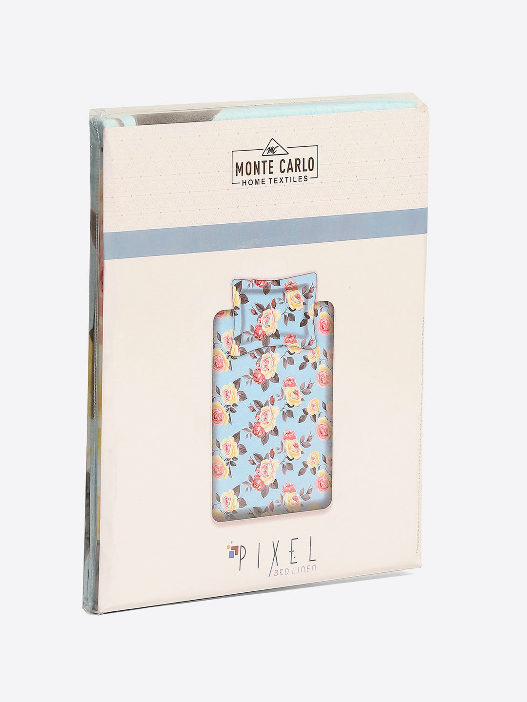 120 GSM Polyester Single Bedsheet with 1 Pillow Cover (Pixel)