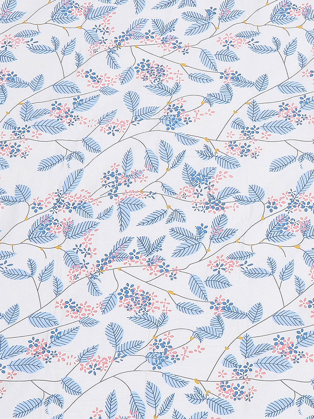 120 GSM Polyester Single Bedsheet with 1 Pillow Cover (Pixel)