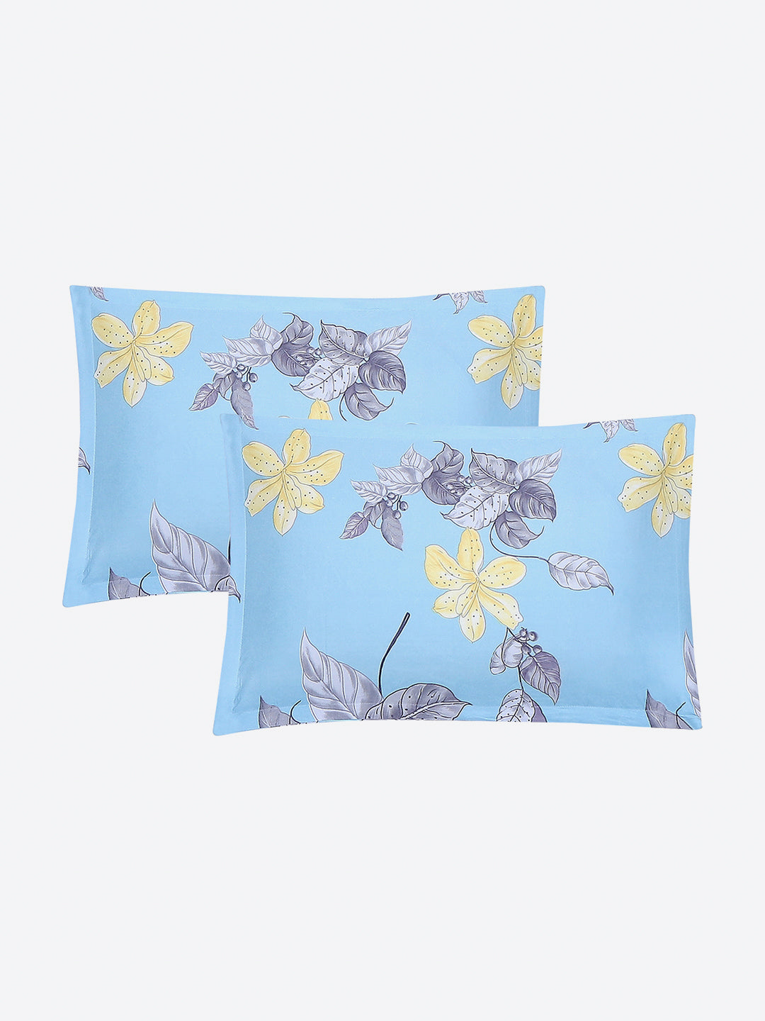 120 GSM Polyester Single Bedsheet with 1 Pillow Cover (Pixel)