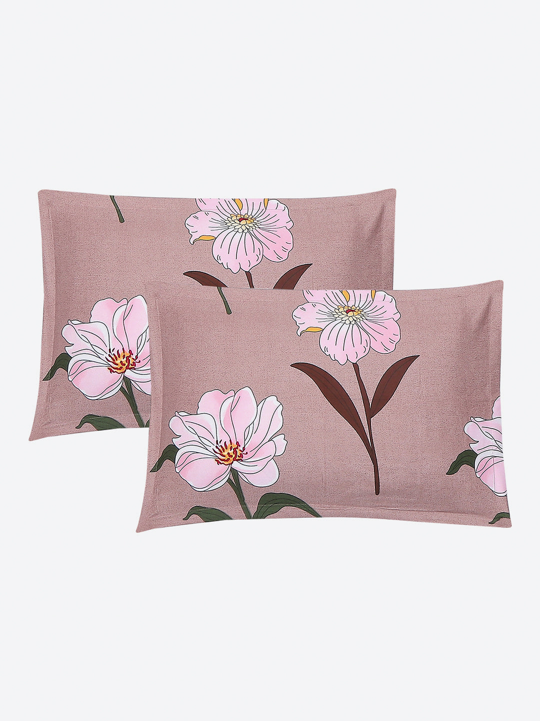 120 GSM Polyester Single Bedsheet with 1 Pillow Cover (Pixel)