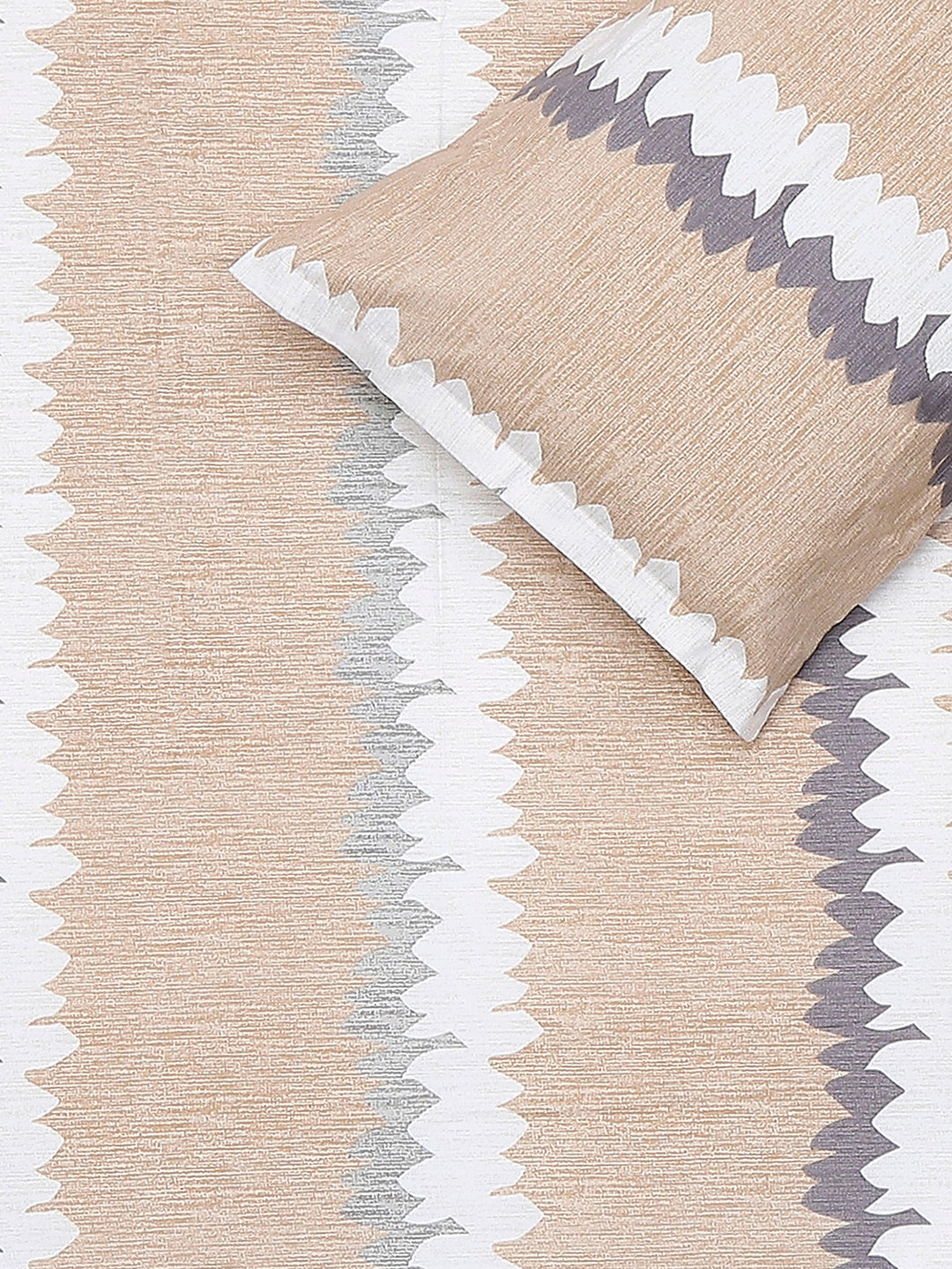 120 GSM Polyester Single Bedsheet with 1 Pillow Cover (Pixel)