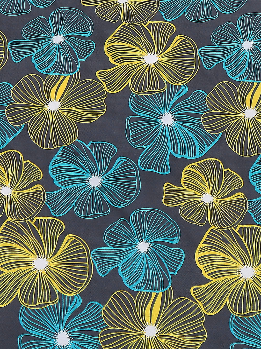 120 GSM Polyester Single Bedsheet with 1 Pillow Cover (Pixel)