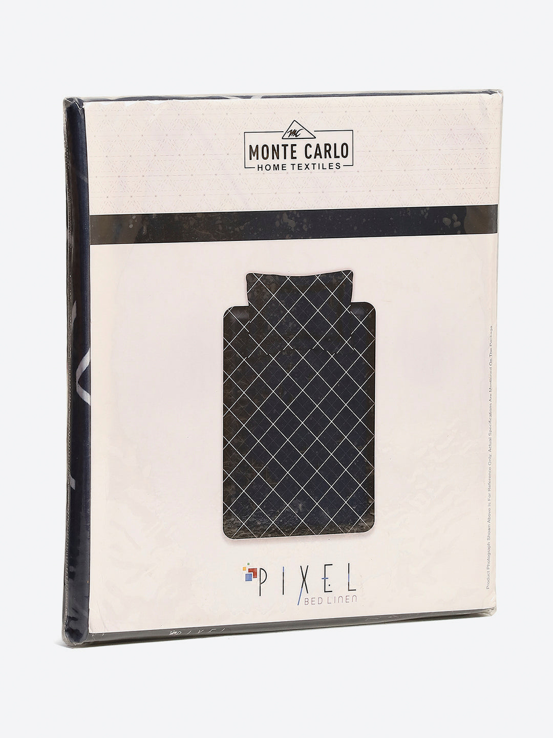 120 GSM Polyester Single Bedsheet with 1 Pillow Cover (Pixel)