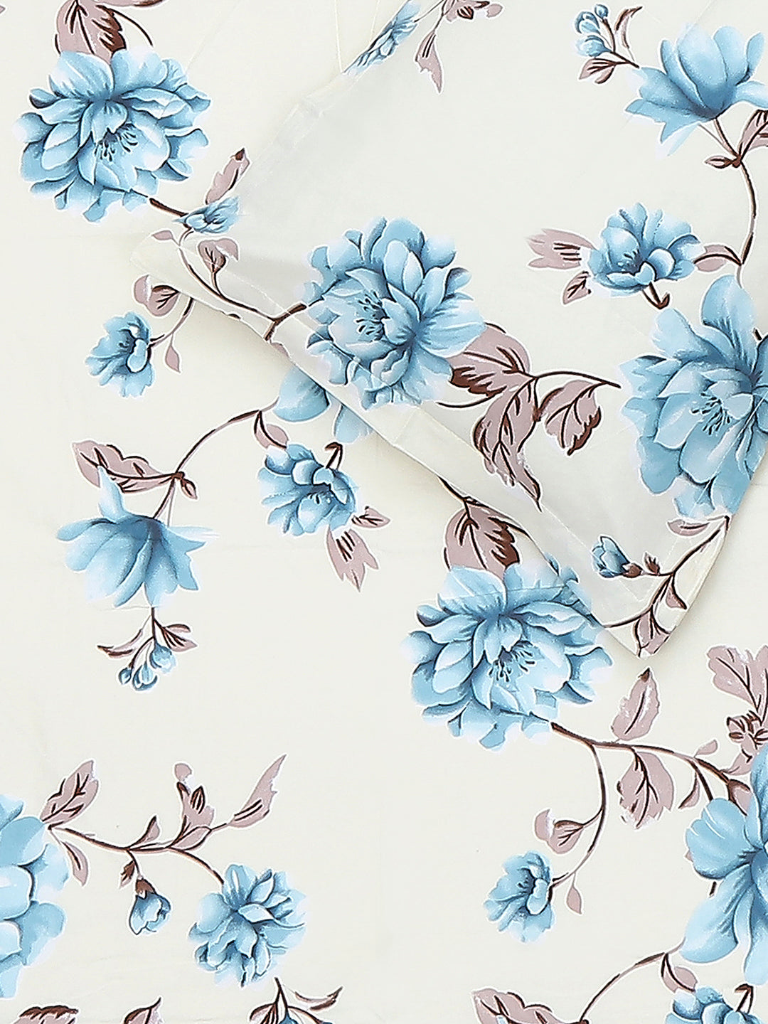 120 GSM Polyester Single Bedsheet with 1 Pillow Cover (Pixel)