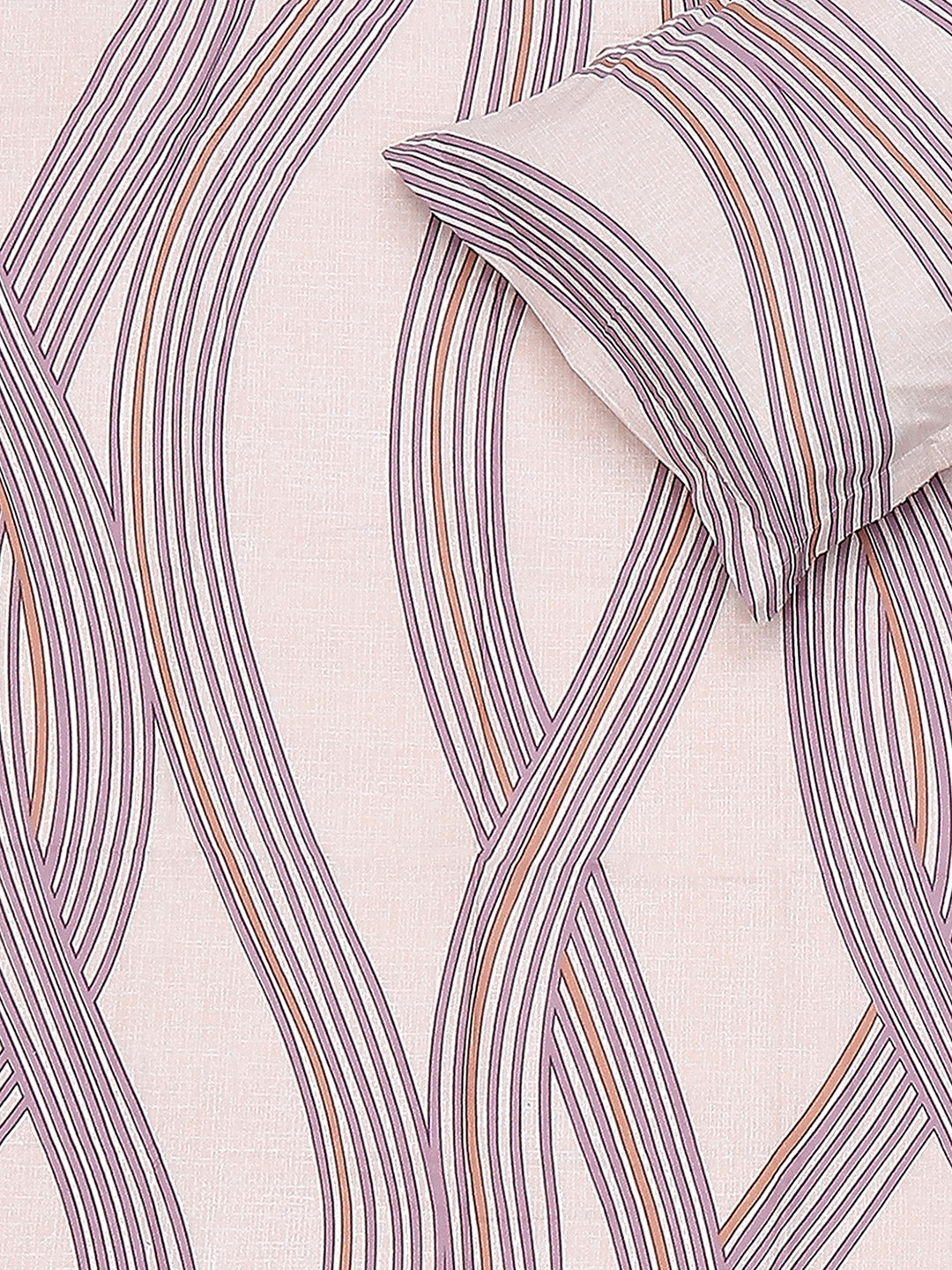 120 GSM Polyester Single Bedsheet with 1 Pillow Cover (Pixel)