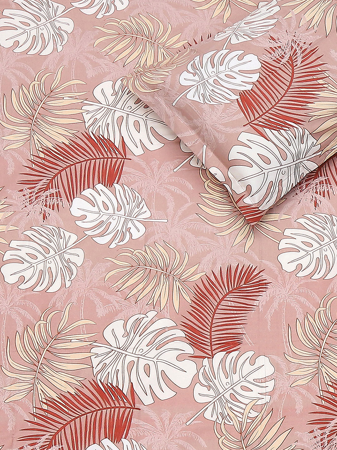 120 GSM Polyester Single Bedsheet with 1 Pillow Cover (Pixel)