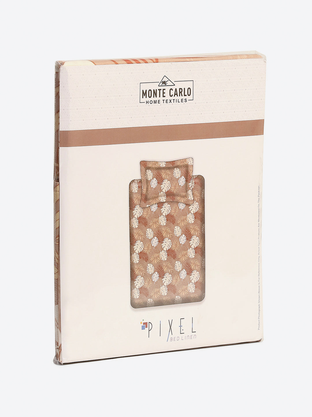 120 GSM Polyester Single Bedsheet with 1 Pillow Cover (Pixel)