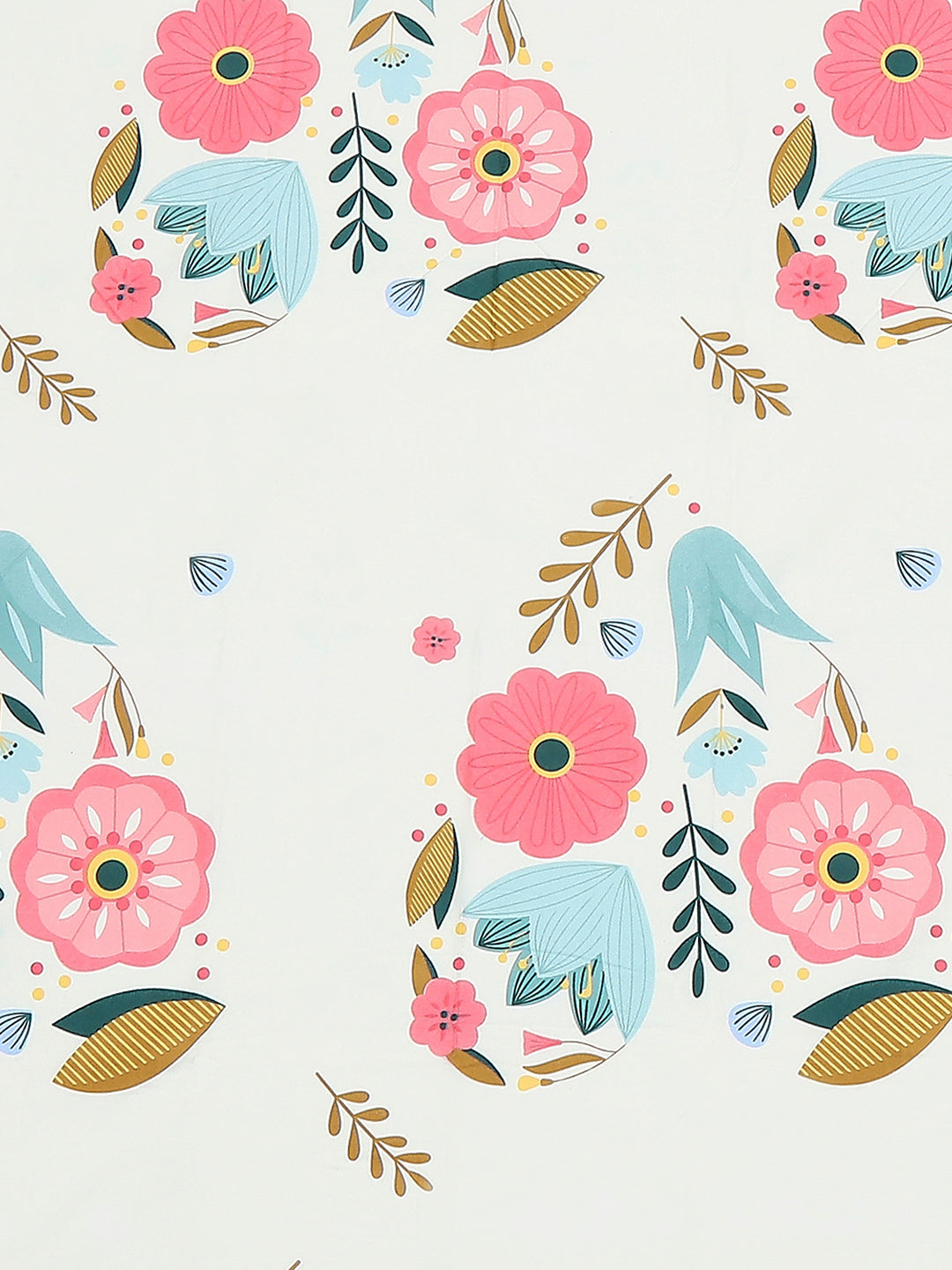 120 GSM Polyester Single Bedsheet with 1 Pillow Cover (Pixel)