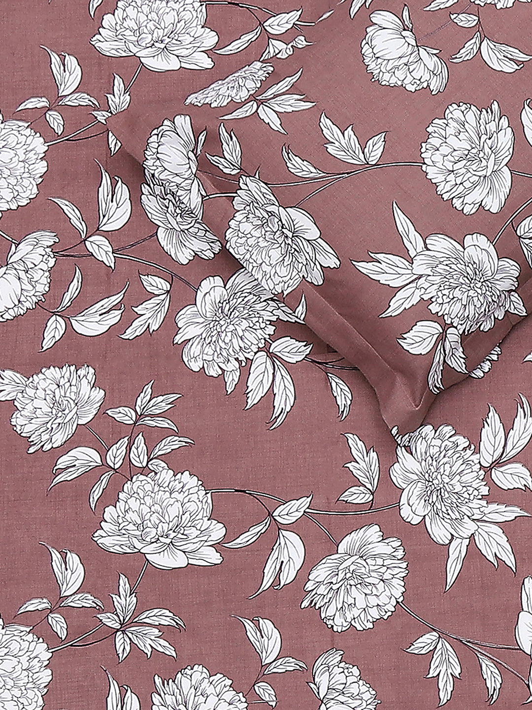 120 GSM Polyester Single Bedsheet with 1 Pillow Cover (Pixel)