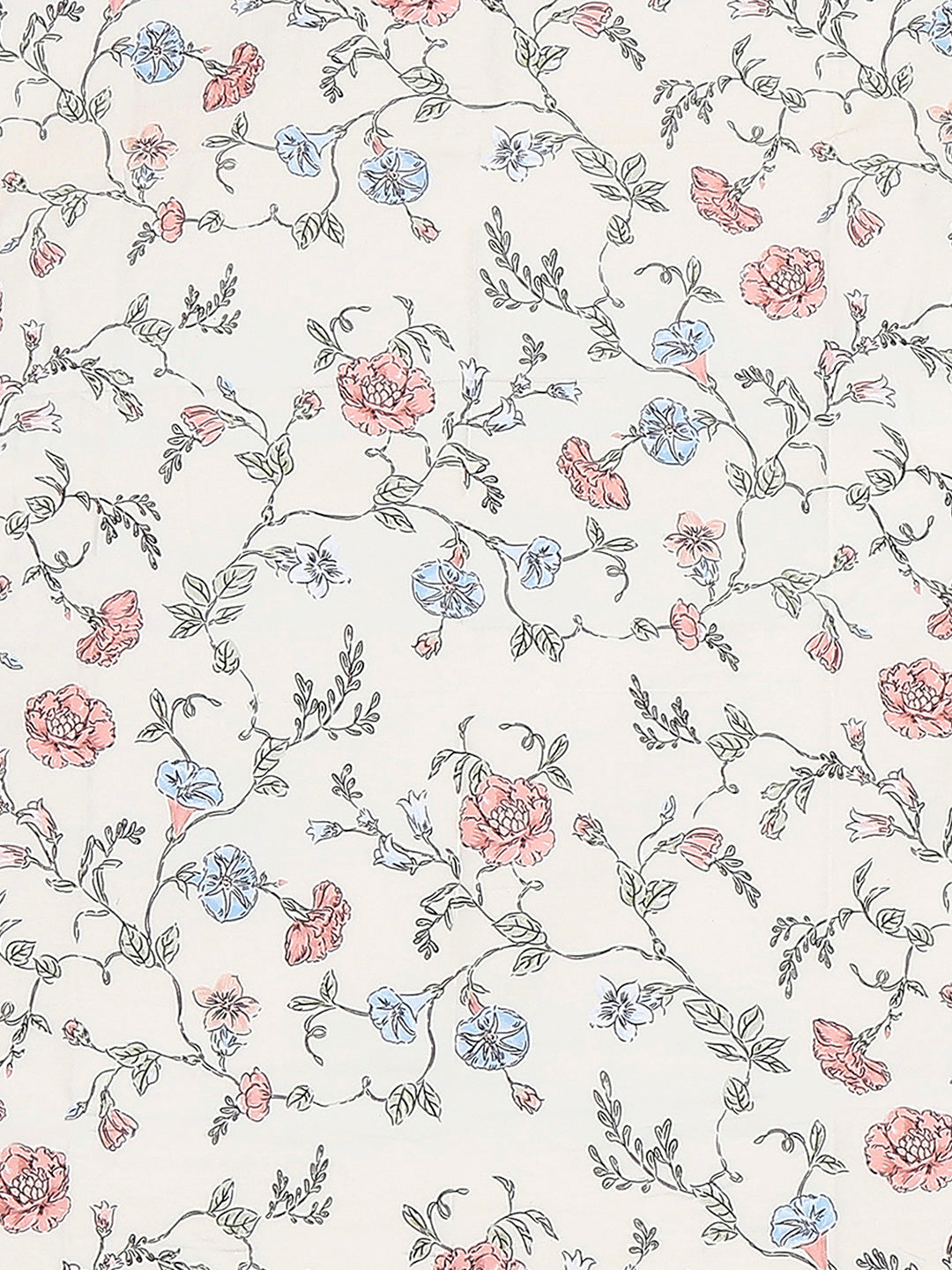 120 GSM Polyester Single Bedsheet with 1 Pillow Cover (Pixel)