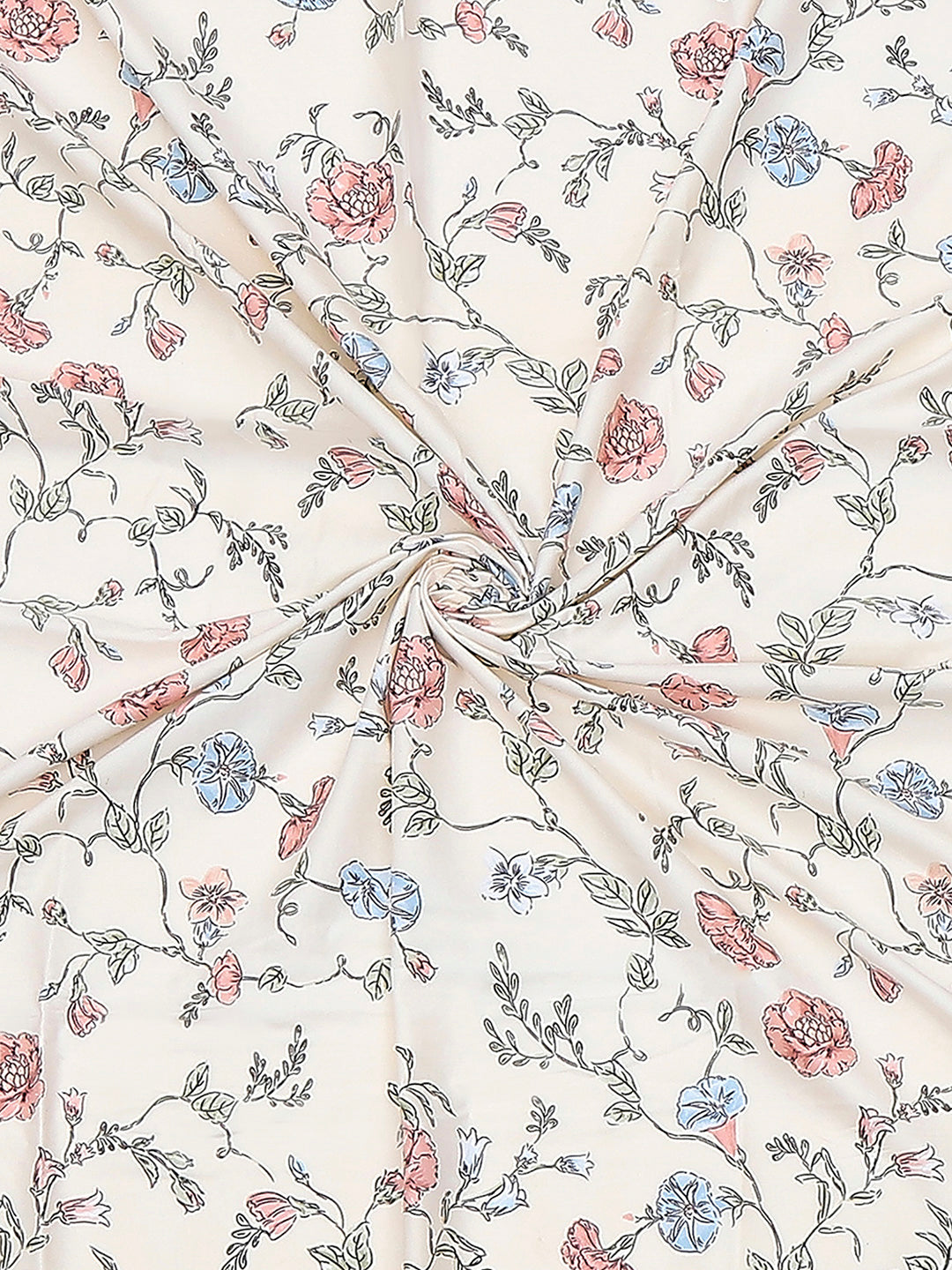 120 GSM Polyester Single Bedsheet with 1 Pillow Cover (Pixel)