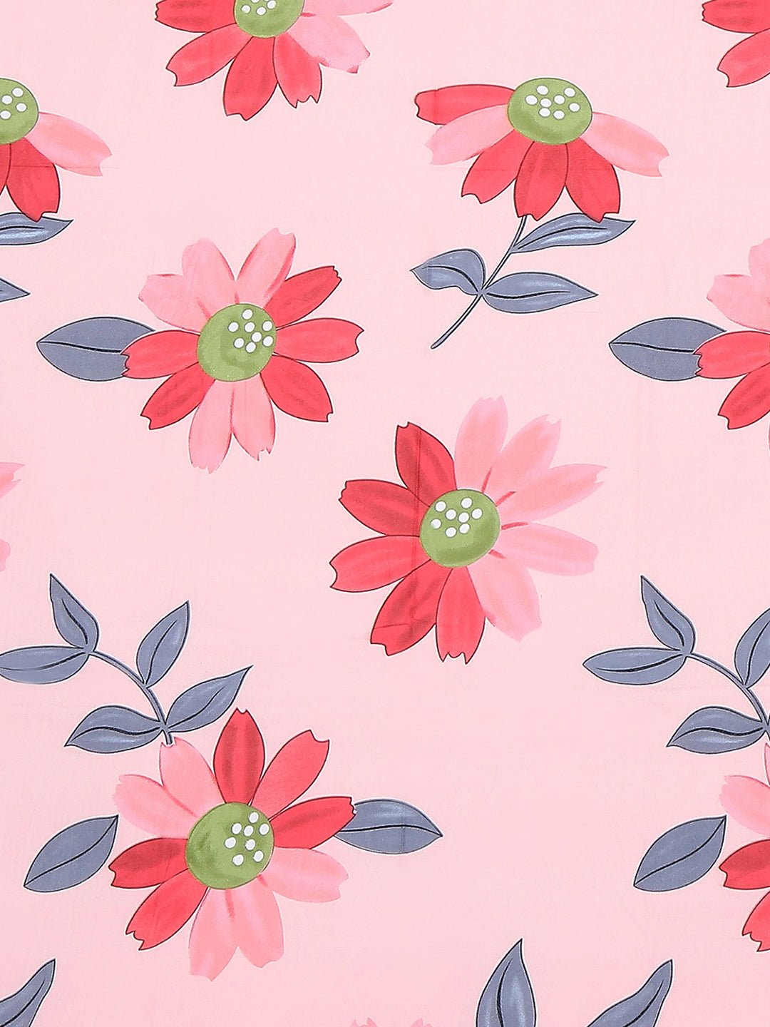 120 GSM Polyester Single Bedsheet with 1 Pillow Cover (Pixel)