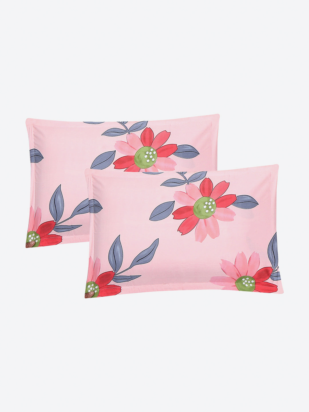 120 GSM Polyester Single Bedsheet with 1 Pillow Cover (Pixel)