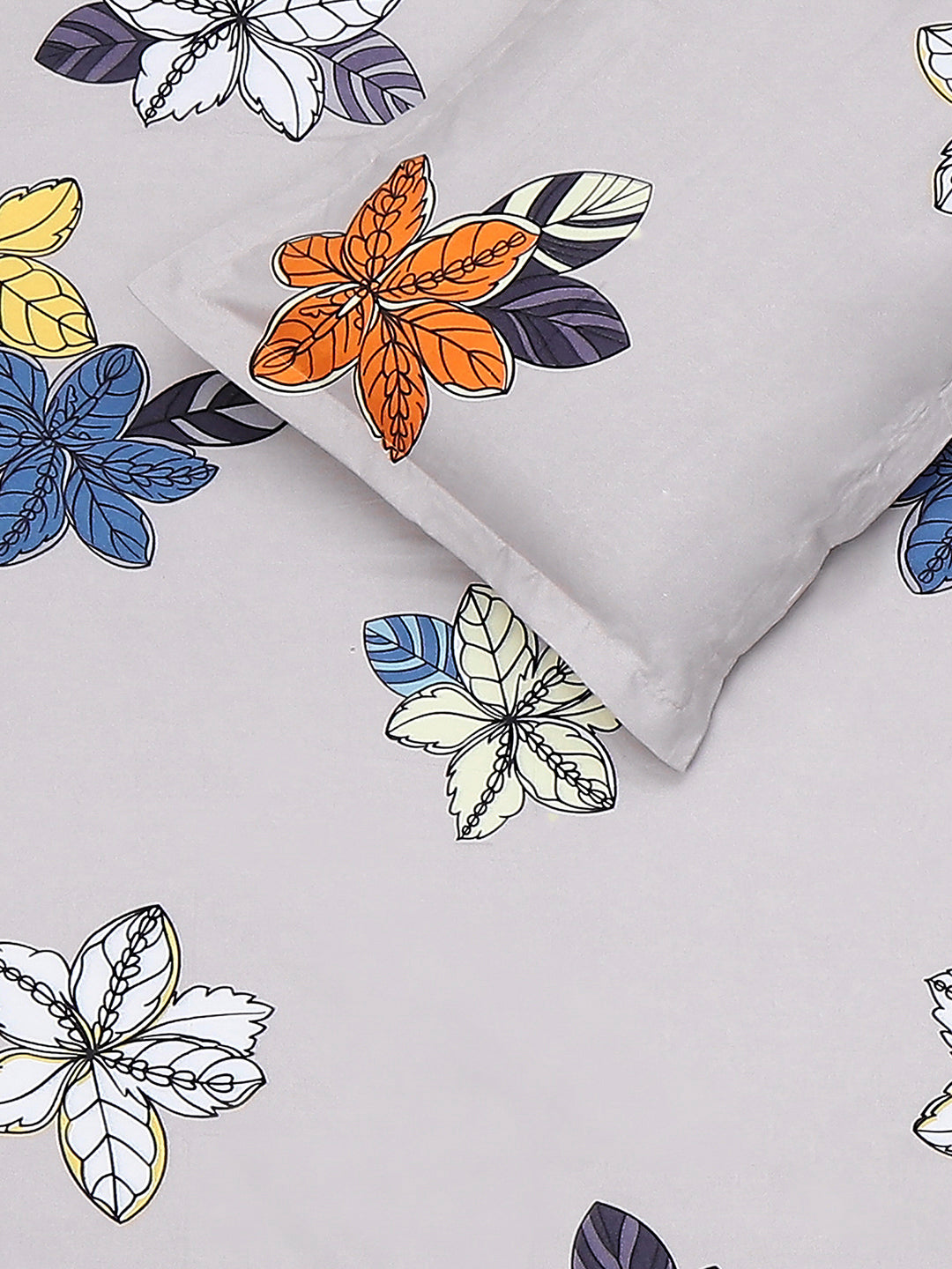 120 GSM Polyester Single Bedsheet with 1 Pillow Cover (Pixel)