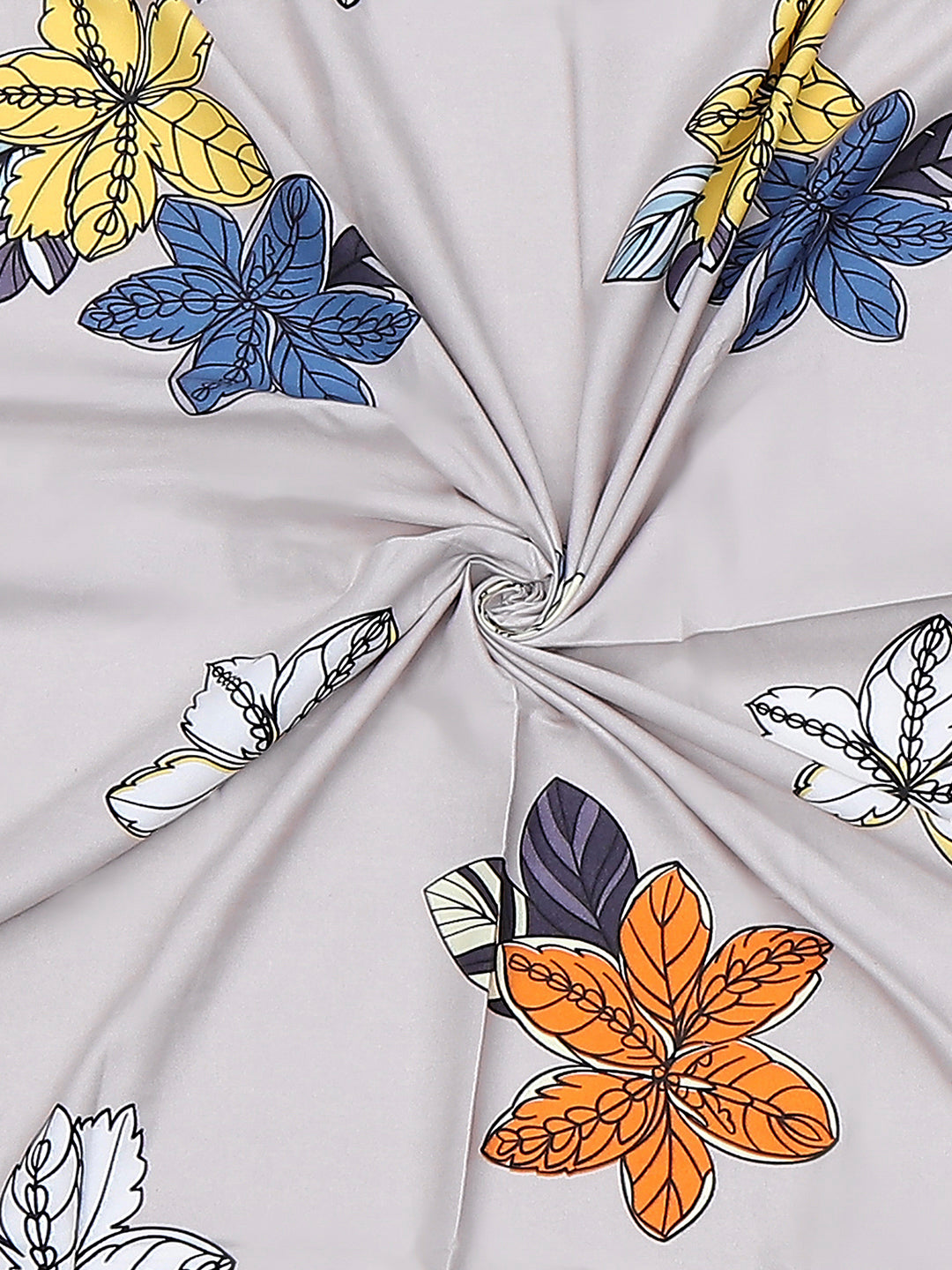 120 GSM Polyester Single Bedsheet with 1 Pillow Cover (Pixel)