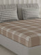 210 TC Cotton Double Bed 1 Bedsheet with 2 Pillow Covers (Ramona)