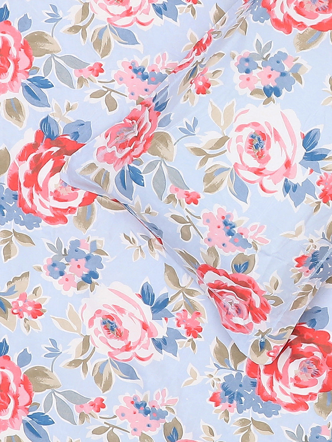 130 GSM Polyester King Size 1 Bedsheet with 2 Pillow Covers (Royal King)