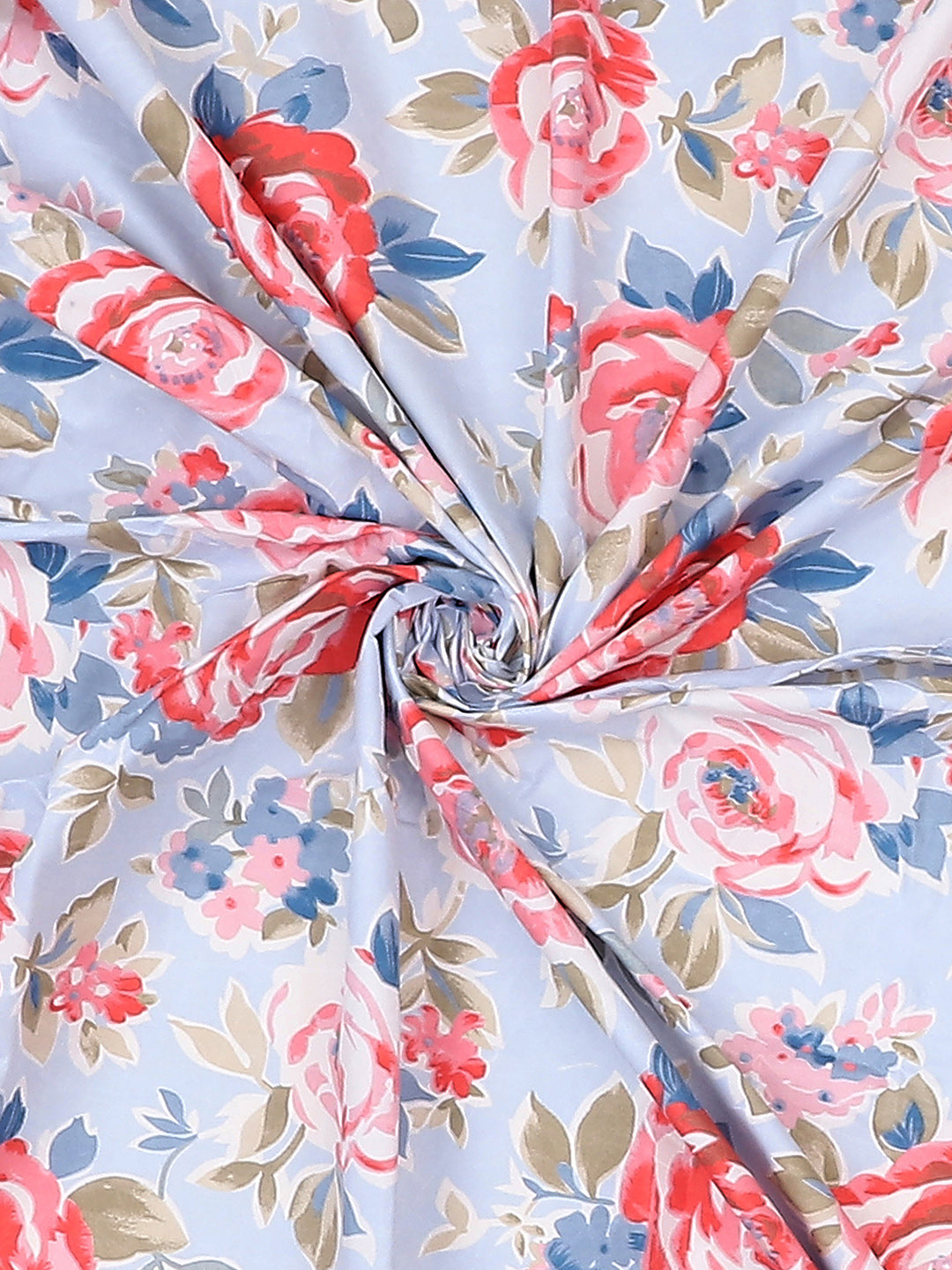 130 GSM Polyester King Size 1 Bedsheet with 2 Pillow Covers (Royal King)