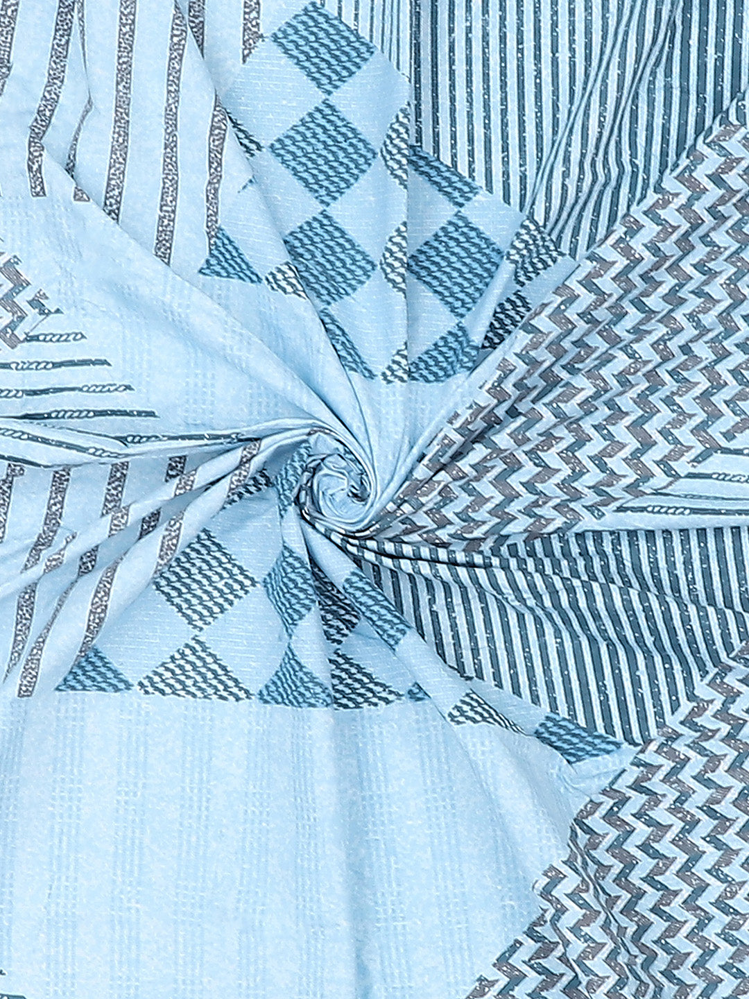 130 GSM Polyester King Size 1 Bedsheet with 2 Pillow Covers (Royal King)