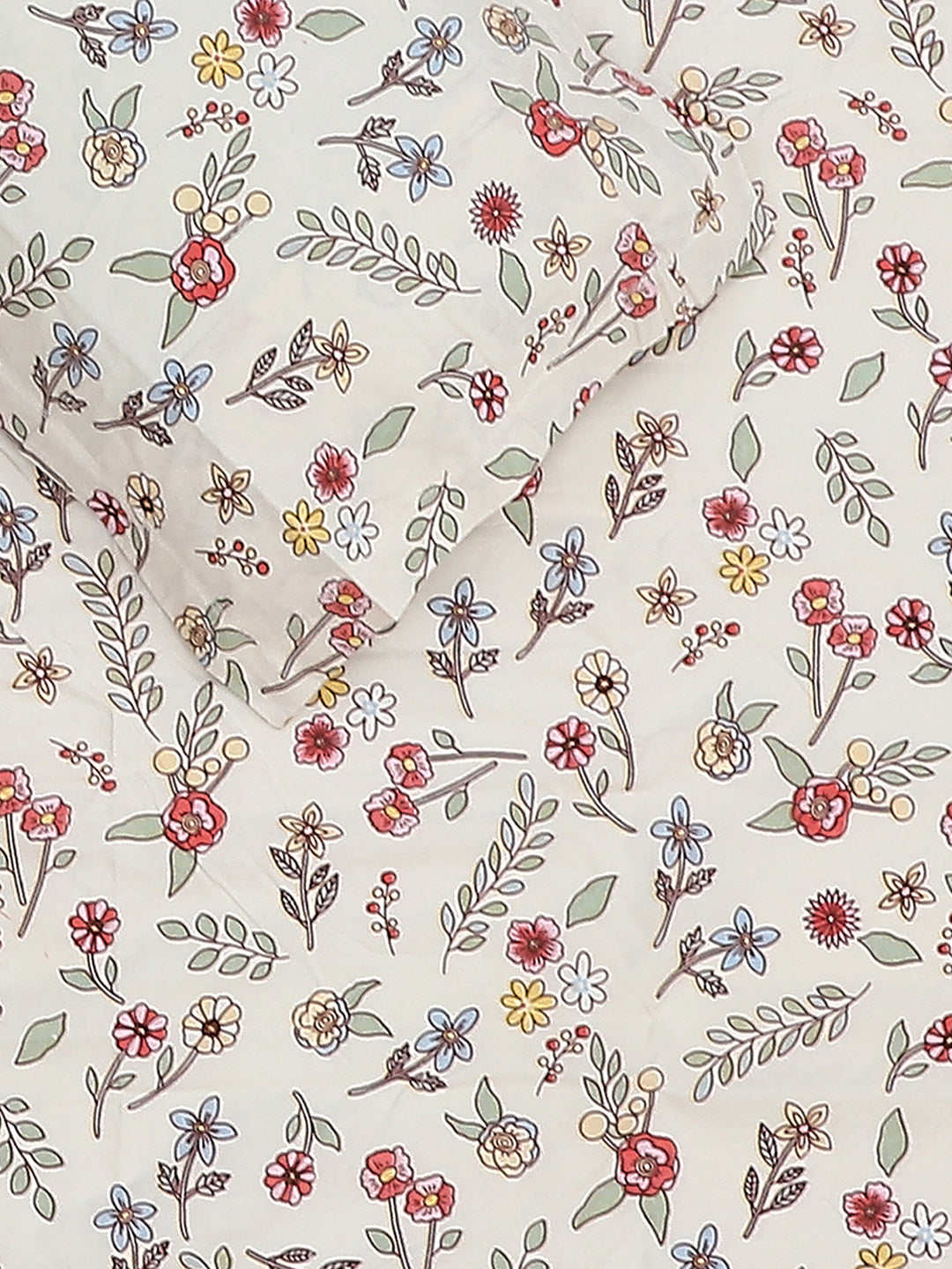 130 GSM Polyester King Size 1 Bedsheet with 2 Pillow Covers (Royal King)