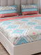 130 GSM Polyester King Size 1 Bedsheet with 2 Pillow Covers (Royal King)