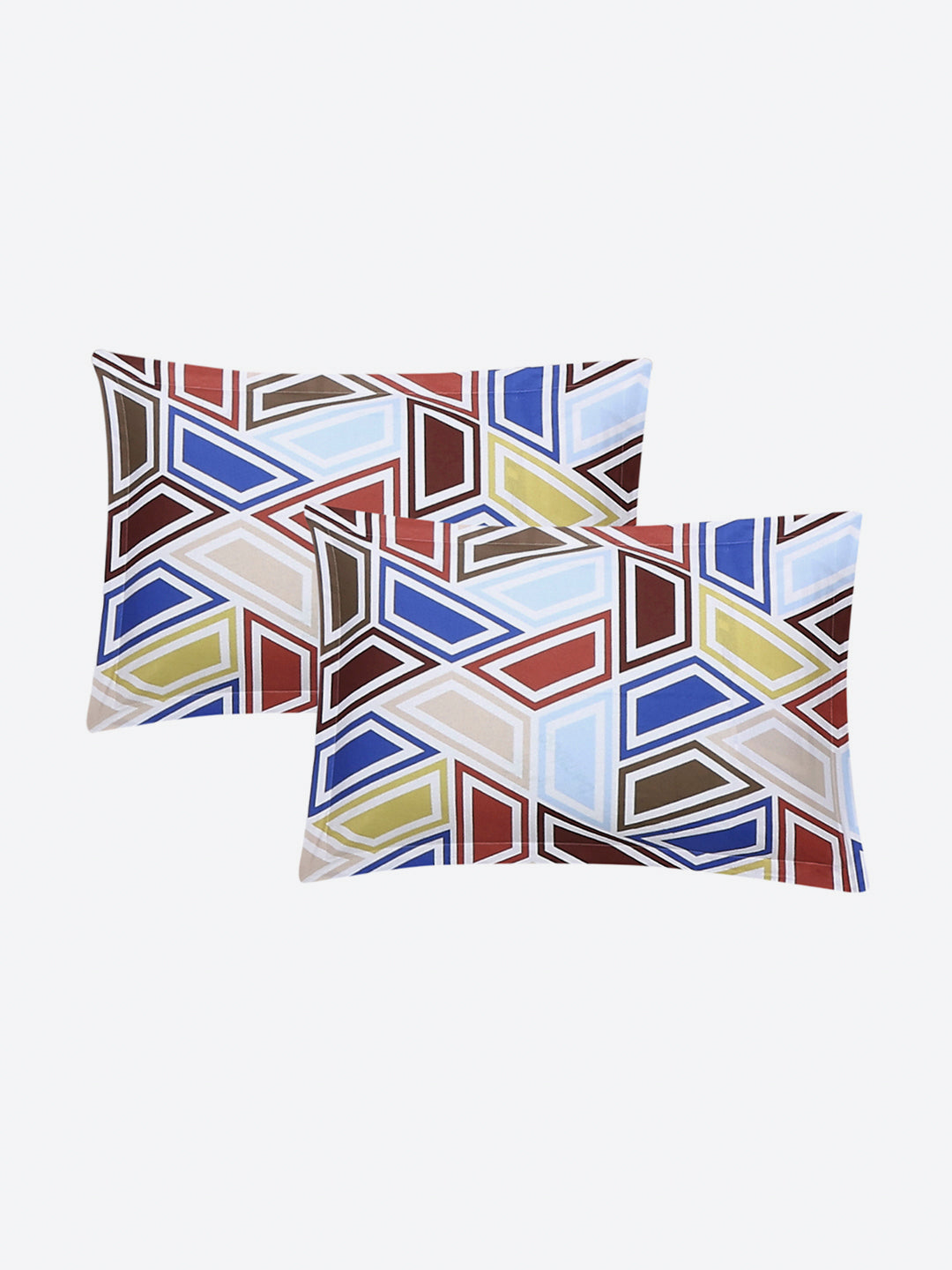 104 TC 100% Cotton Double Bed 1 Bedsheet with 2 Pillow Cover (Samriddhi)