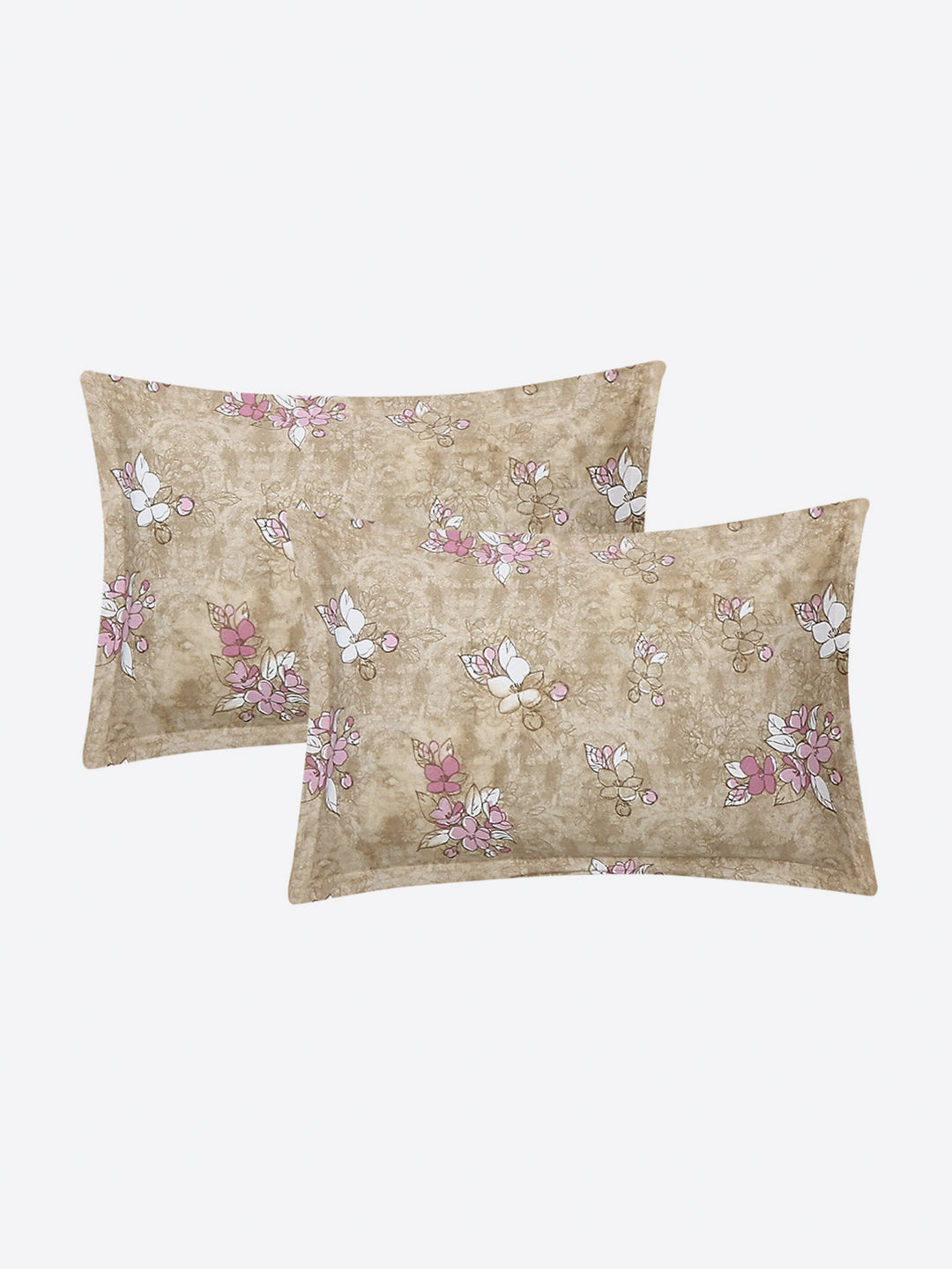 104 TC 100% Cotton Double Bed 1 Bedsheet with 2 Pillow Cover (Samriddhi)