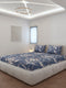 130 GSM Polyester Queen Size 1 Bedsheet with 2 Pillow Covers (Sanskriti)