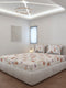 130 GSM Polyester Queen Size 1 Bedsheet with 2 Pillow Covers (Sanskriti)