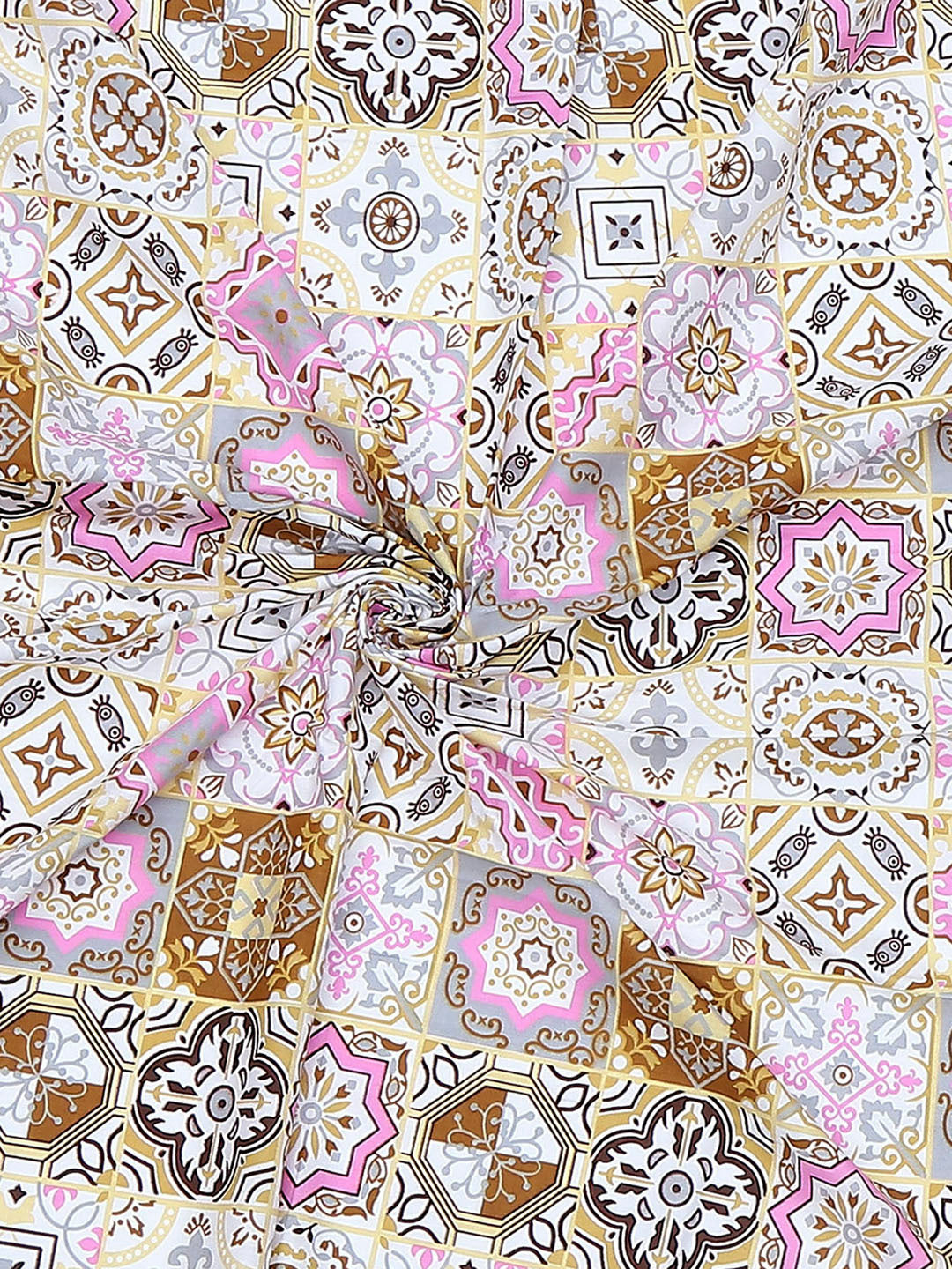 144 TC Cotton Single Bedsheet with 1 Pillow Cover (Solstice)