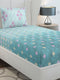 144 TC Cotton Single Bedsheet with 1 Pillow Cover (Solstice)