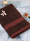 Brown Bamboo Solid 600 GSM Bath Towel (Bamboo)