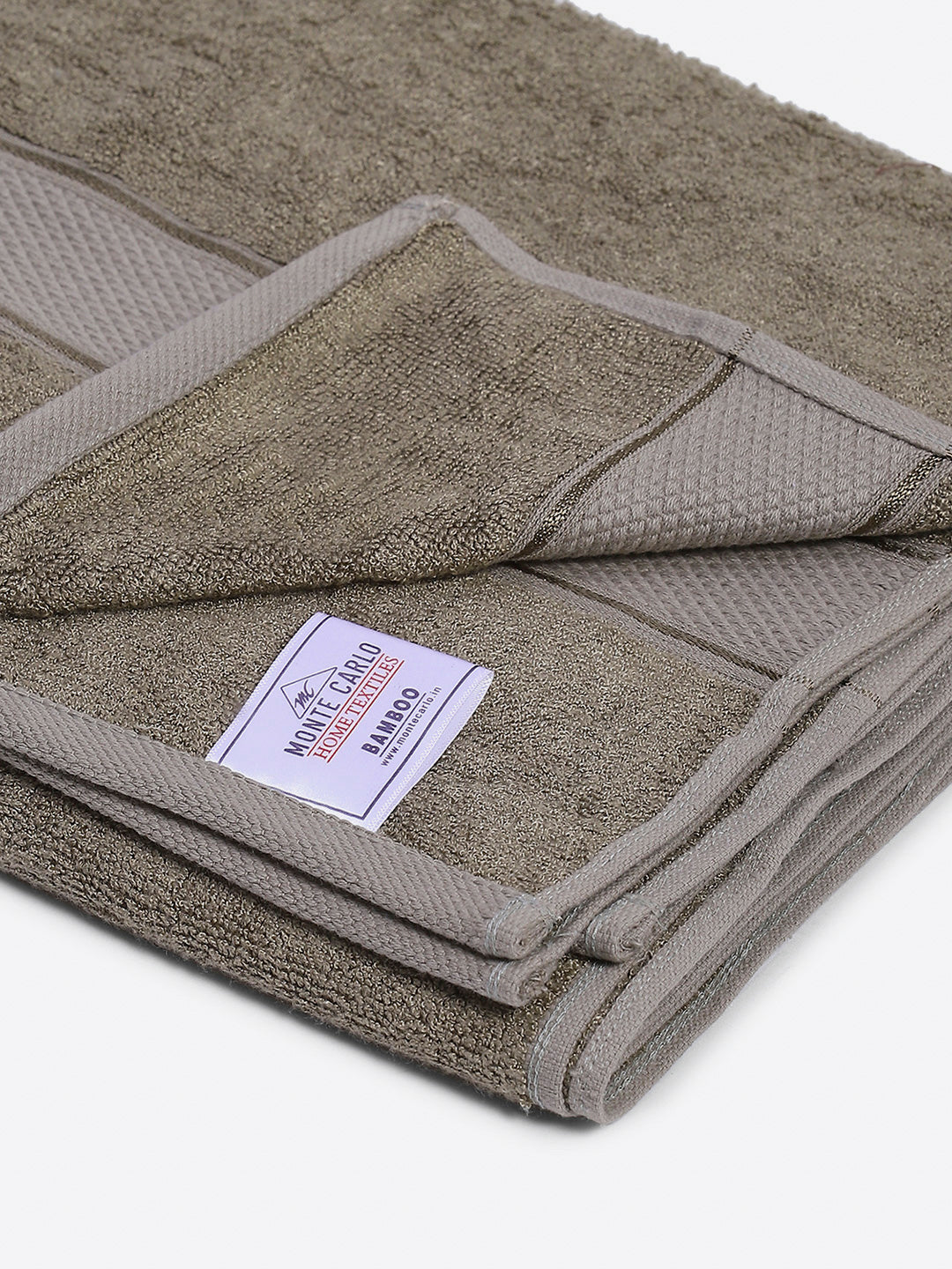Grey Bamboo Solid 600 GSM Bath Towel (Bamboo)