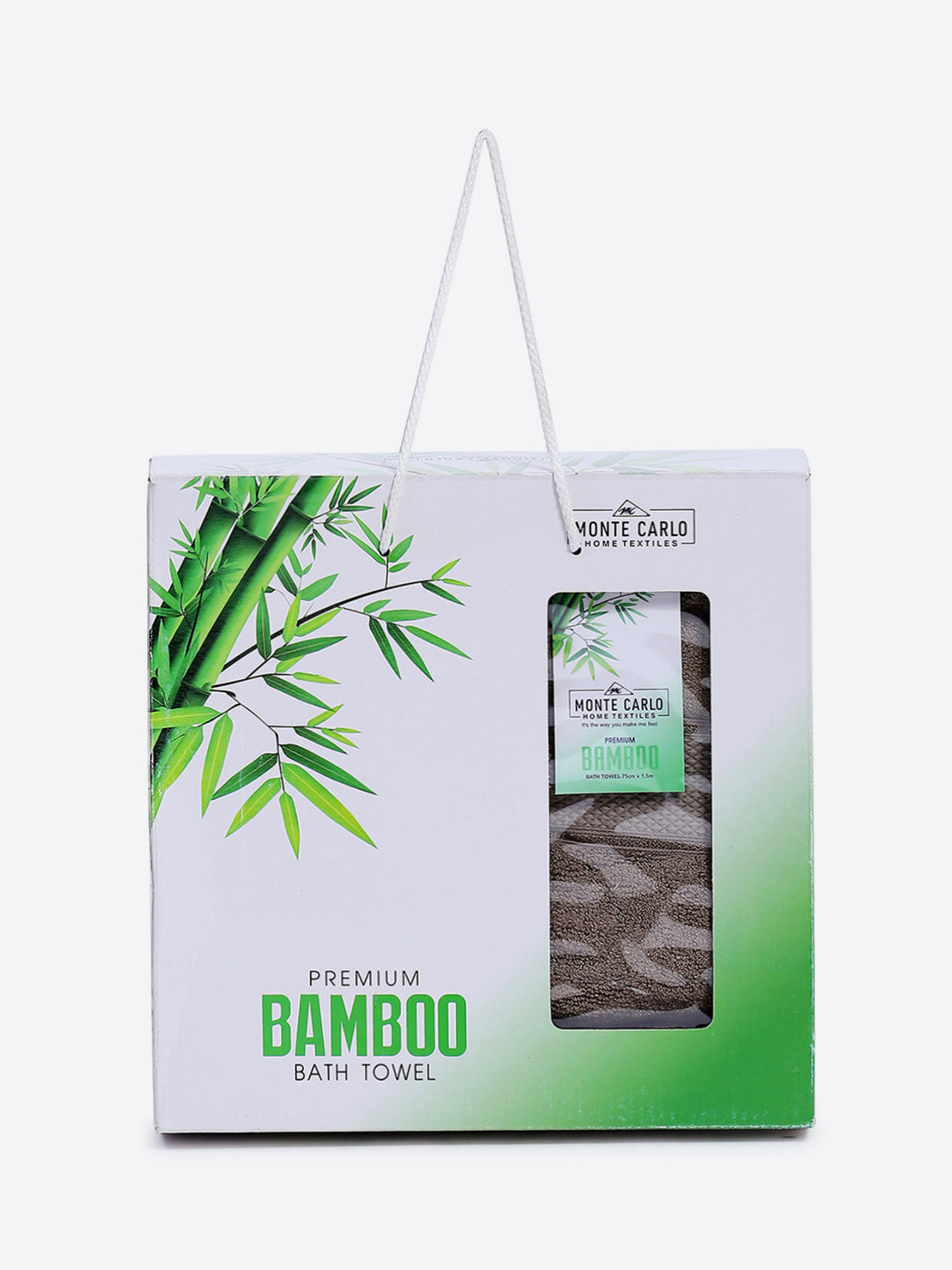 Grey Bamboo Solid 600 GSM Bath Towel (Bamboo)