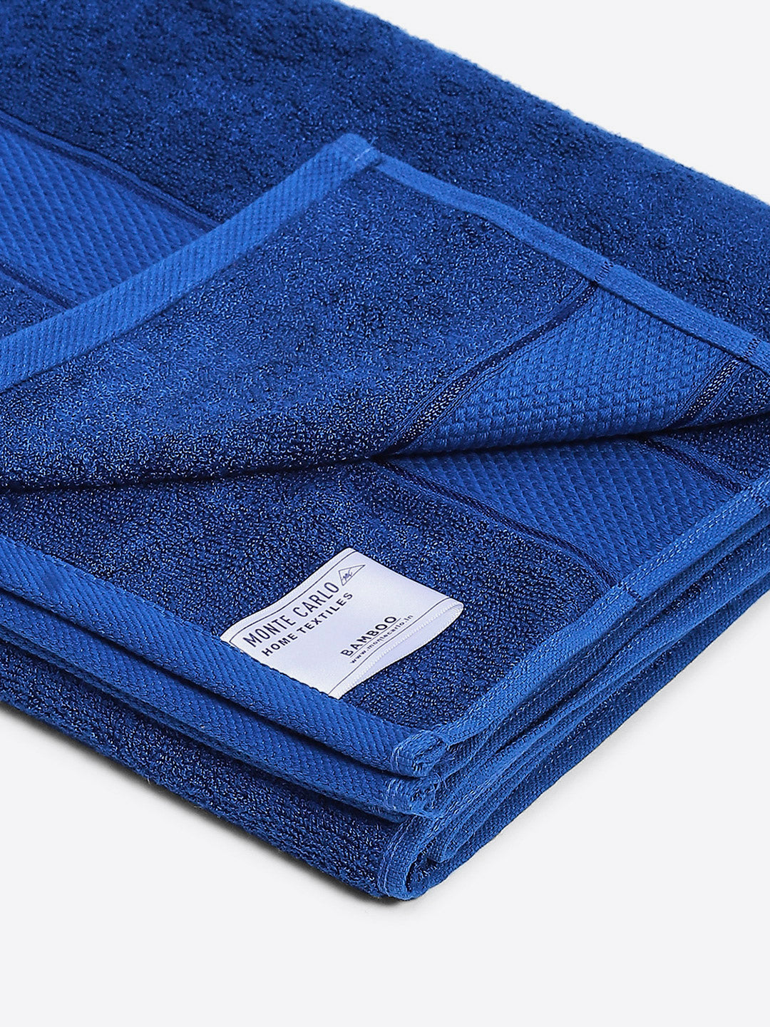 Blue Bamboo Solid 600 GSM Bath Towel (Bamboo)
