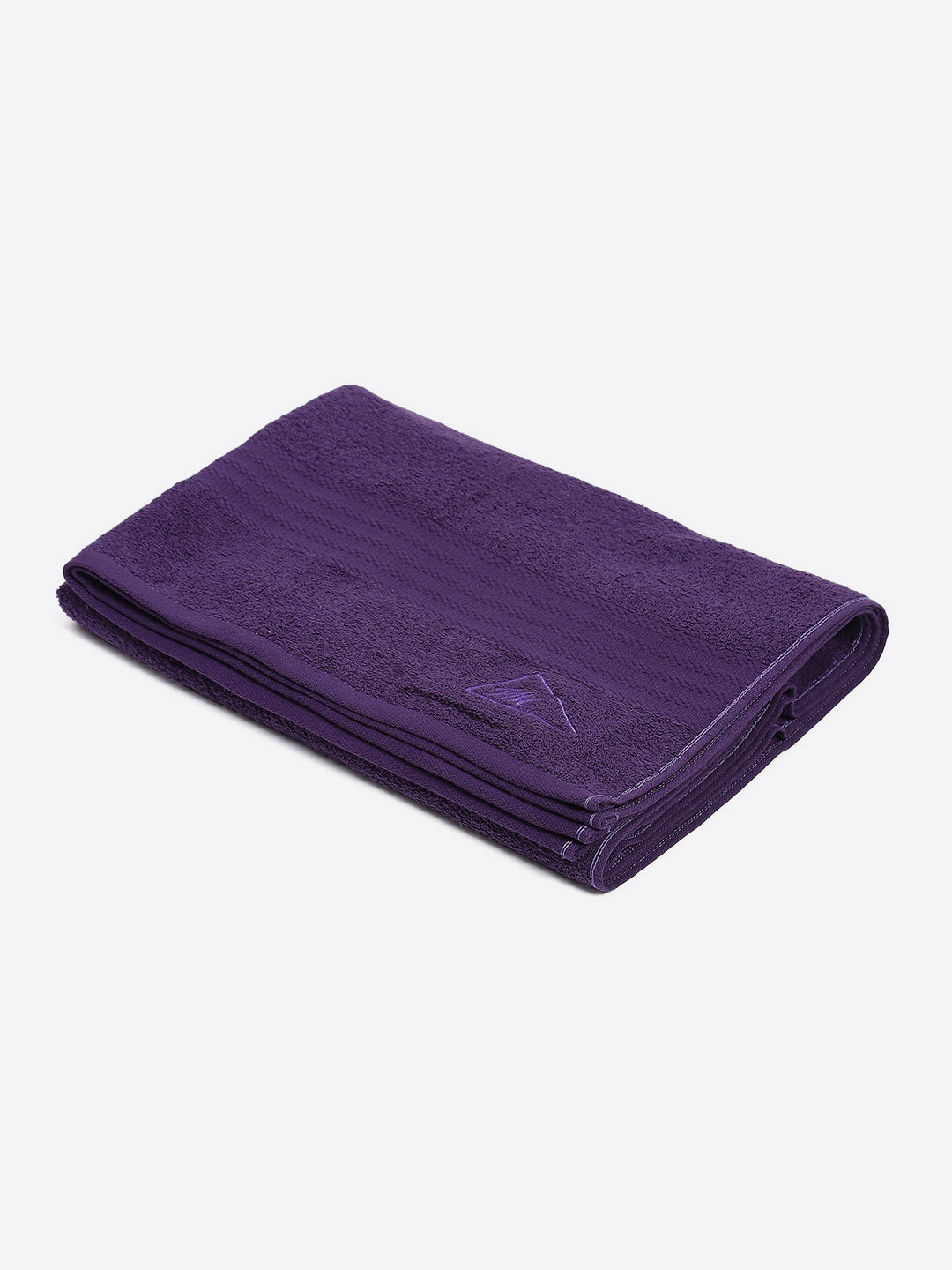 Purple Cotton Solid 400 GSM Bath Towel (Jazz)