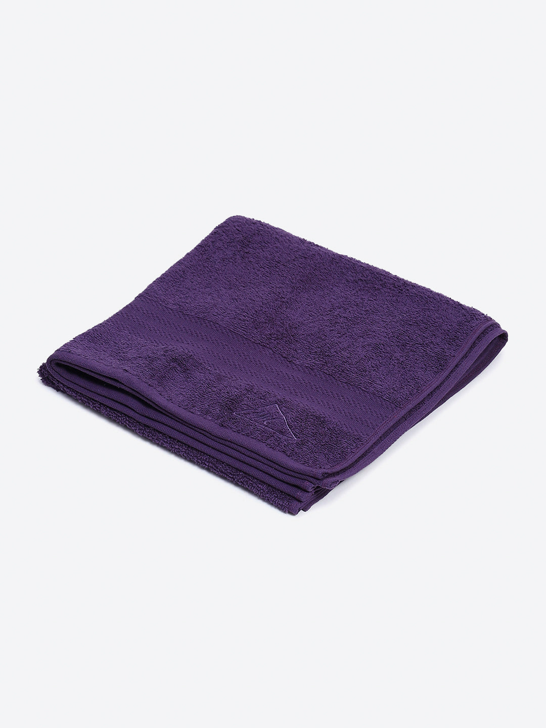 Purple Cotton Solid 400 GSM Bath Towel (Jazz)