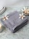 Grey Cotton Solid 400 GSM Bath Towel (Jazz)