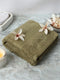 Olive Cotton Solid 400 GSM Bath Towel (Jazz)