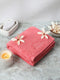 Pink Cotton Solid 400 GSM Bath Towel (Jazz)