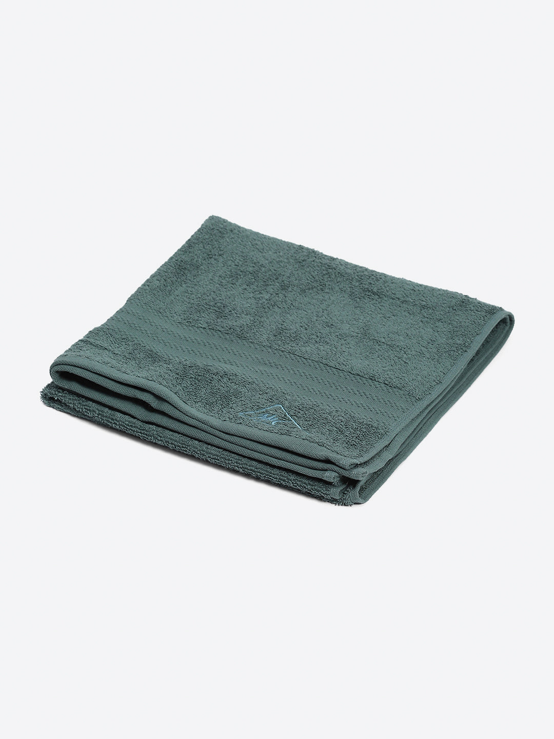 Green Cotton Solid 400 GSM Bath Towel (Jazz)