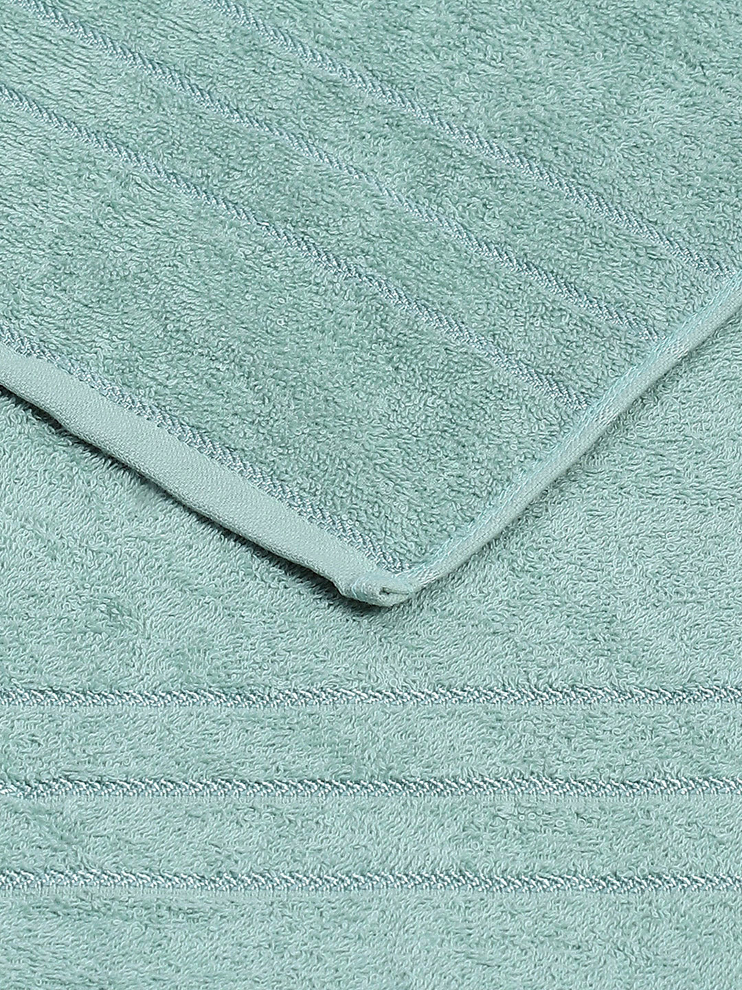 Sky Blue Cotton Solid 350 GSM Bath Towel (Soho)