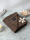 Brown Cotton Solid 350 GSM Bath Towel (Soho)